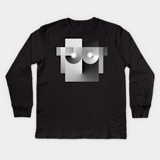 Robot Head No.05 Kids Long Sleeve T-Shirt